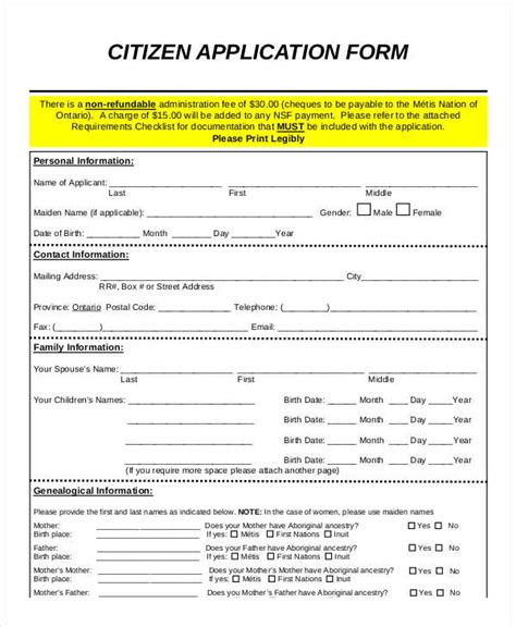 maltese citizenship application form.